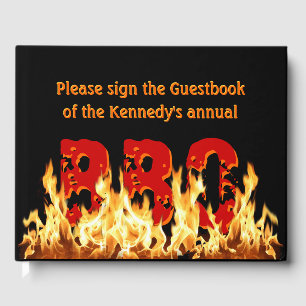 Livre d'or BBQ personnalisable