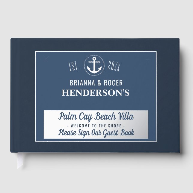 Livre D'or Beach House Coquillages Nautiques Location de vaca (Recto)