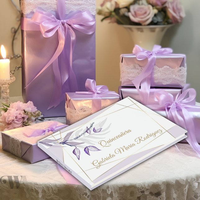 Livre D'or Bibliothèque Quinceañera de visitas (Make sure you have a guest book for your reception or gift table )