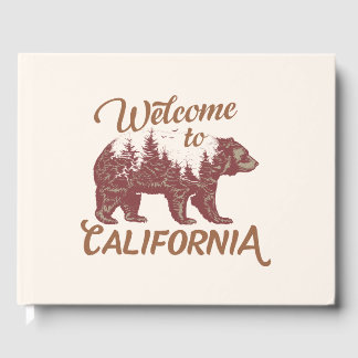 Livre D'or Bienvenue à l'ours de Californie