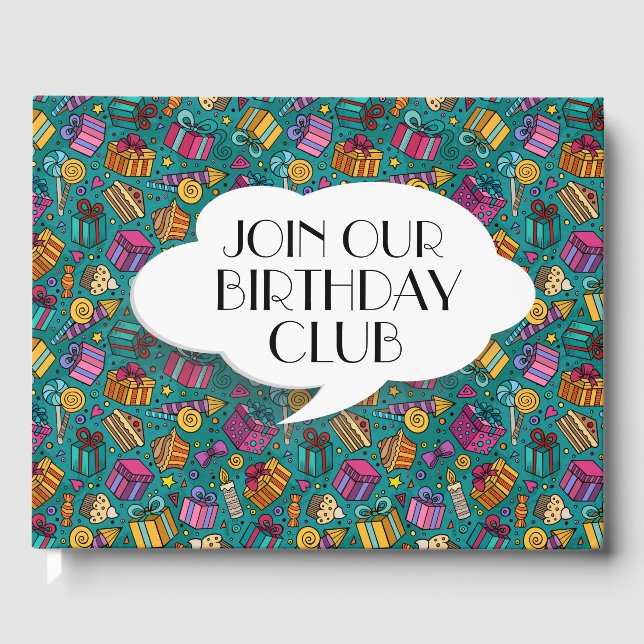 Livre D'or Birthday Club / Business Guest Book (Recto)