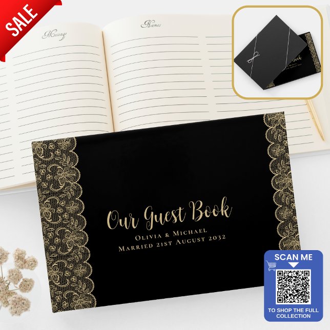 Livre D'or Black Gold Lace (Créateur téléchargé)