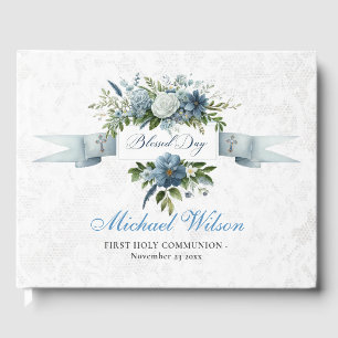 Livre D'or Blessday First Holly Communion Guest Book