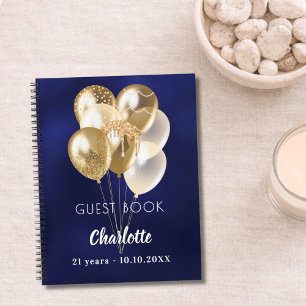 Livre d'or bleu