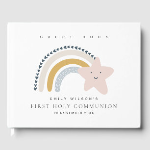LIVRE D'OR BLEU BLUSH RAINBOW STAR ENFANTS PREMIER SAINT COMM