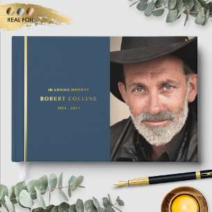 Livre D'or Bleu fin et vrai huile, dans la mémoire amoureuse 