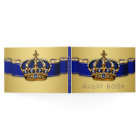 Livre d'or bleu Prince King Crown