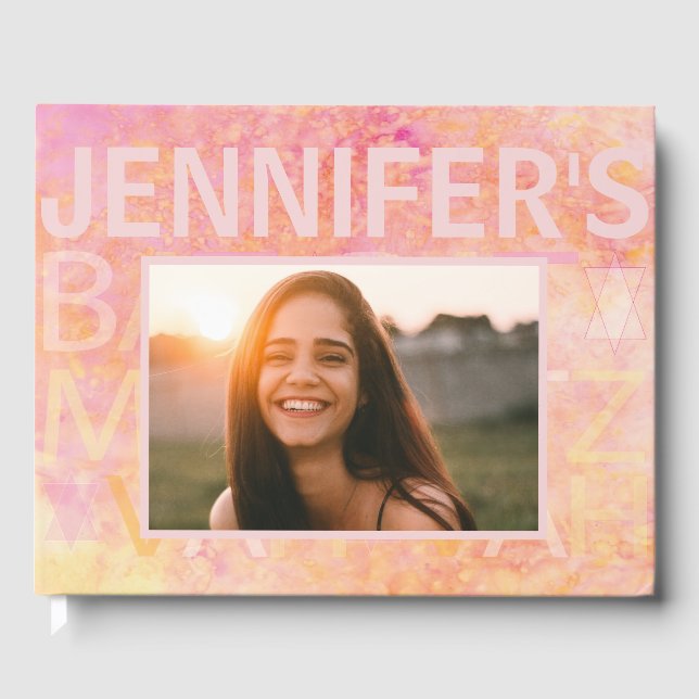 Livre D'or BM Bat ou Bar Mitzvah Party Simplement subtil (Recto)