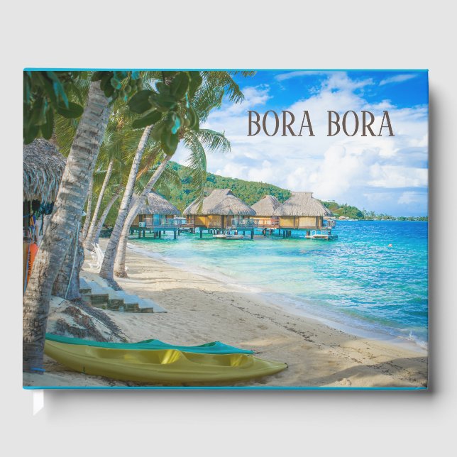 Livre D'or Bora Bora Bungalow Île tropicale (Recto)