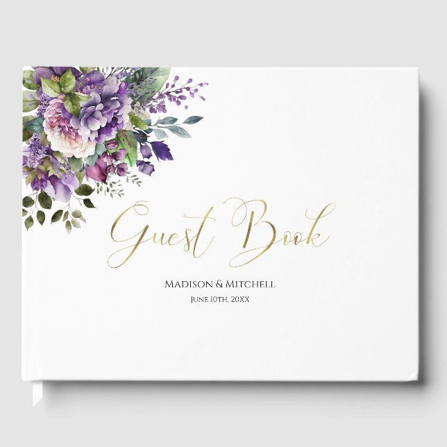 Livre D'or Bouquet d'or violet violet violet (Recto)