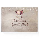 Bourgogne Floral Russe Mason Jar Mariage