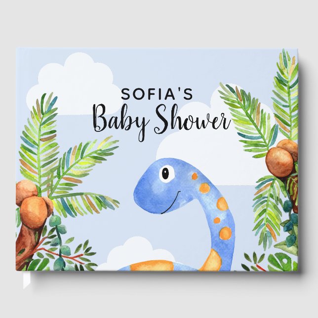 Livre D'or Boys mignonne Baby shower Jungle (Recto)
