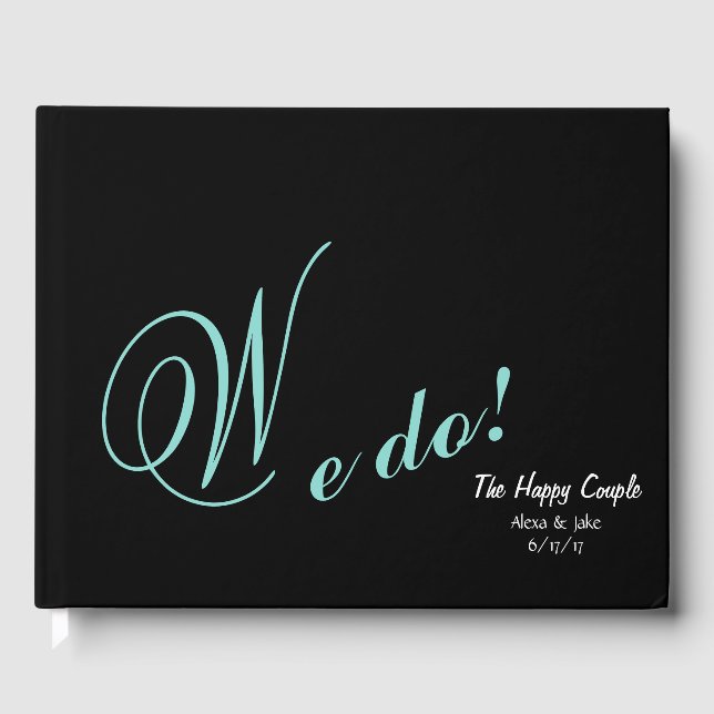 Livre D'or BRIDE Le Joyeux Couple Nous Faisons Mariage Récept (Recto)