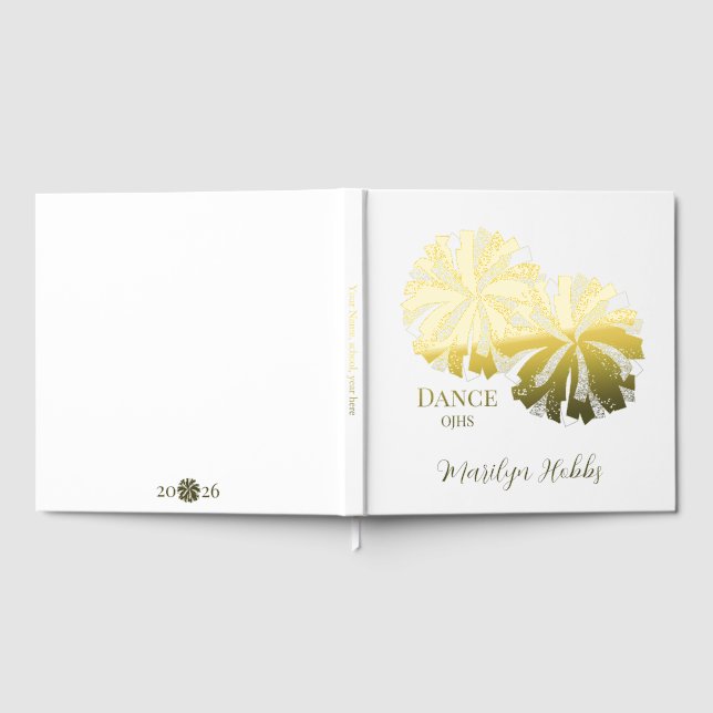 Livre D'or Brochure personnalisée Pom Poms (Complet)