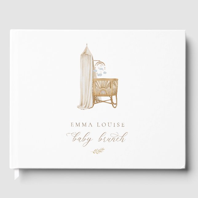Livre D'or Brunch Neutral Boho Baby (Recto)