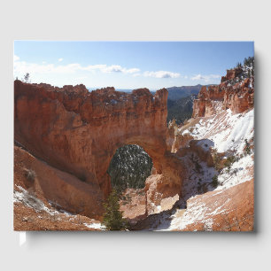 Livre D'or Bryce Canyon Pont naturel Paysage neigeux Photo