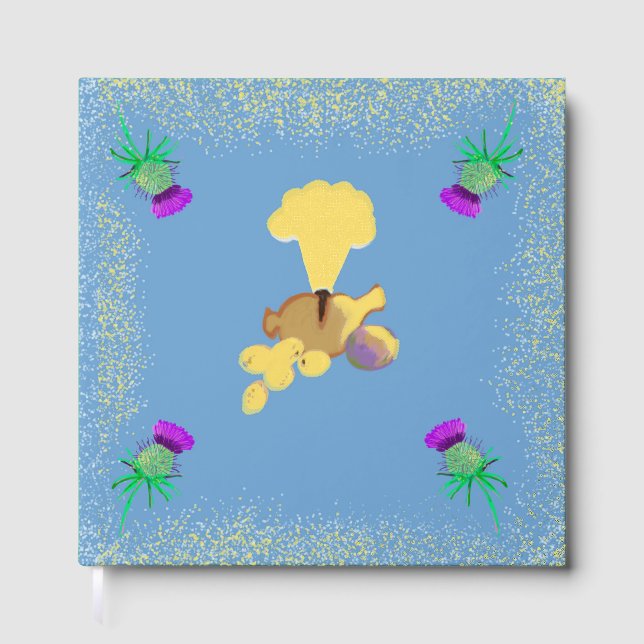 Livre D'or Burns Night sky edit Guest Book (Recto)