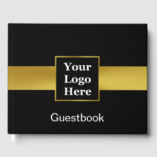 Livre D'or Business Logo Black and Gold Corporate Event