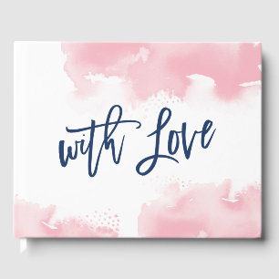 Livre D'or Cadeau spécial mignon rose aquarelle lettrage manu