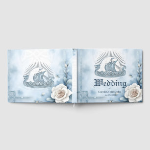 Livre D'or Cadre floral avec Rose et design celtique.