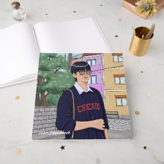Livre D'or Cahier de croquis 2025 pour artistes – Personnalis