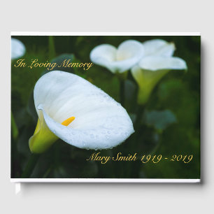 Livre D'or Calla Lily Raindrop