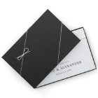 Calligraphie délicate Mariage noir et blanc