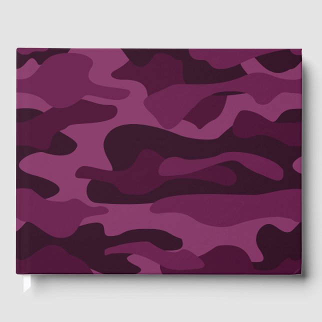 Livre D'or Camo de couleur violette tyrienne (Recto)