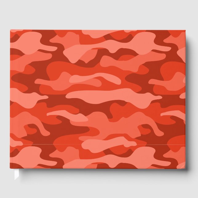 Livre D'or Camo monochrome Soda orange (Recto)