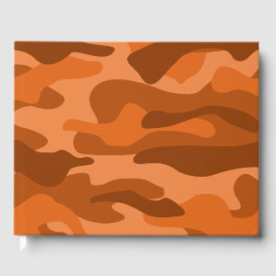 Livre D'or Camo Monocolor Espagnol Orange
