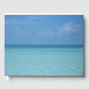 Livre D'or Caraïbes Horizon Tropical Turquoise Bleu