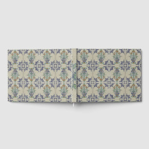 Livre D'or Carrelage Delft Antique Pot de Fleur Céramique
