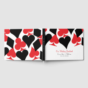 Livre D'or Carte rouge et noire - Mariage Las Vegas