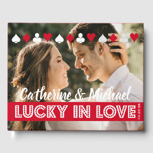 Livre D'or Casino Las Vegas Mariage Photo Rouge & blanc