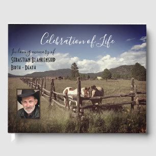 Livre D'or Célébration De La Vie De Beaux Chevaux Photo Perso