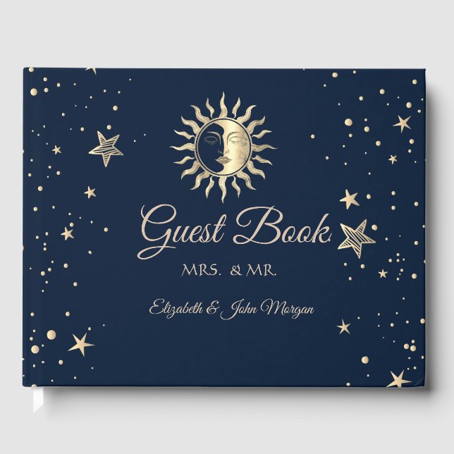 Livre D'or Celestial Gold Sun Stars (Recto)