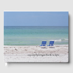 Livre D'or Chaises sur le Beach Guest Book