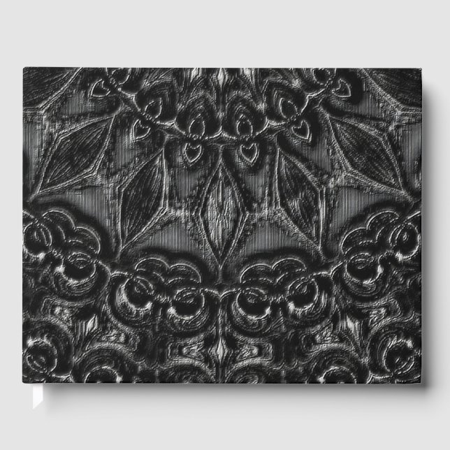 Livre D'or Charcoal Mandala  (Recto)