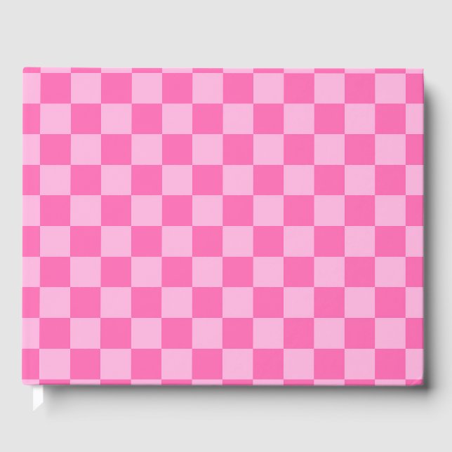Livre D'or Chaud Pink Checkerboard (Recto)