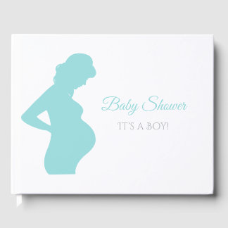 Livre D'or Chic Boy Baby shower Femme Enceinte Bump bébé