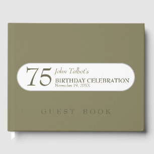 Livre D'or Choisissez Couleur 75e anniversaire de célébration