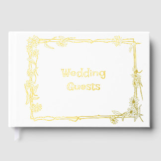 Livre D'or Christian Wedding Guest Book Customizeable