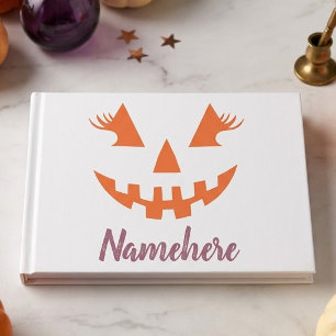 Livre D'or Citrouille personnalisée Jack O Lantern Halloween