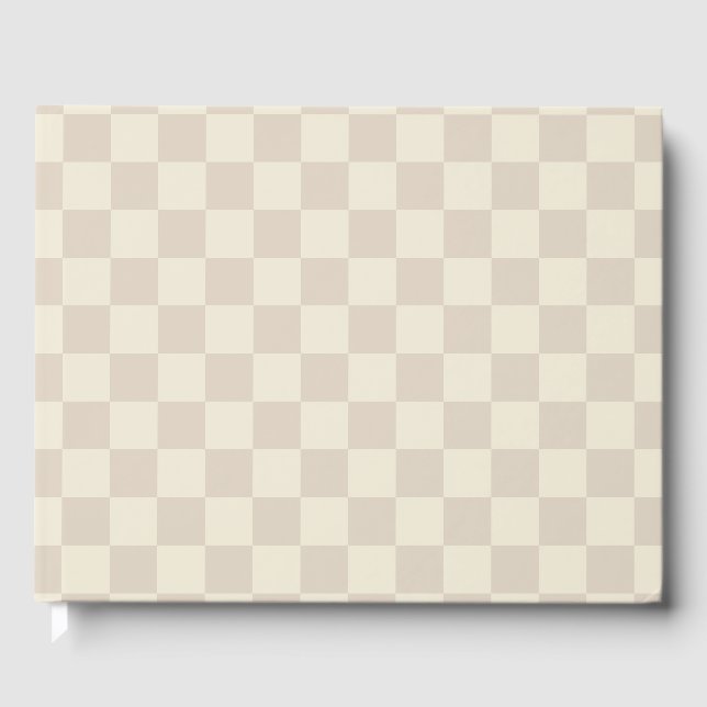Livre D'or Clair Brown et blanc cassé (Recto)
