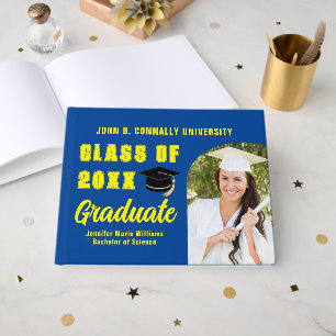 Livre D'or Classe jaune bleu de 2025 Photo sur mesure