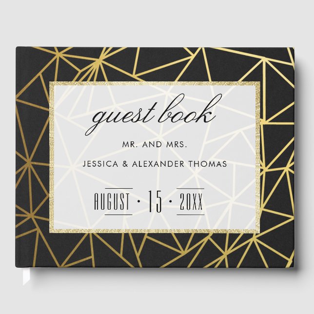 Livre D'or Classy Gold et Mariage noir (Recto)