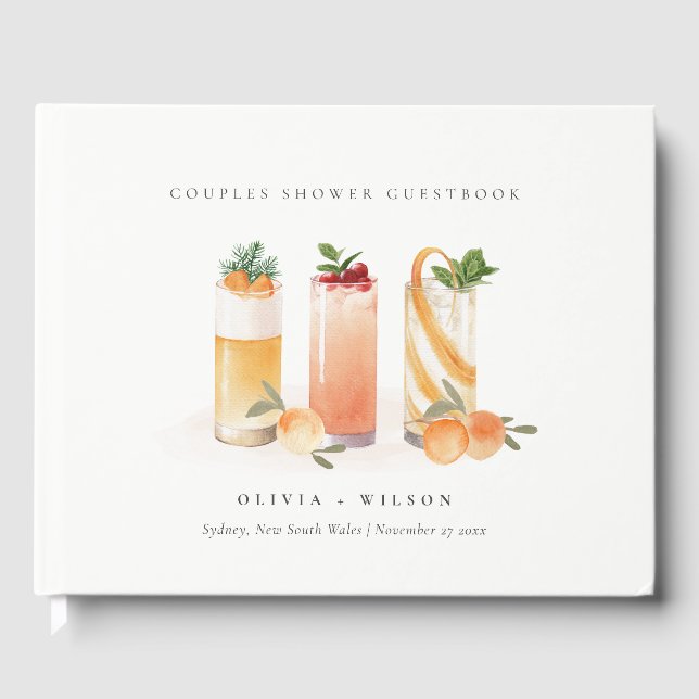 Livre D'or Cocktail de fruits mignons Orange Shower pour coup (Recto)