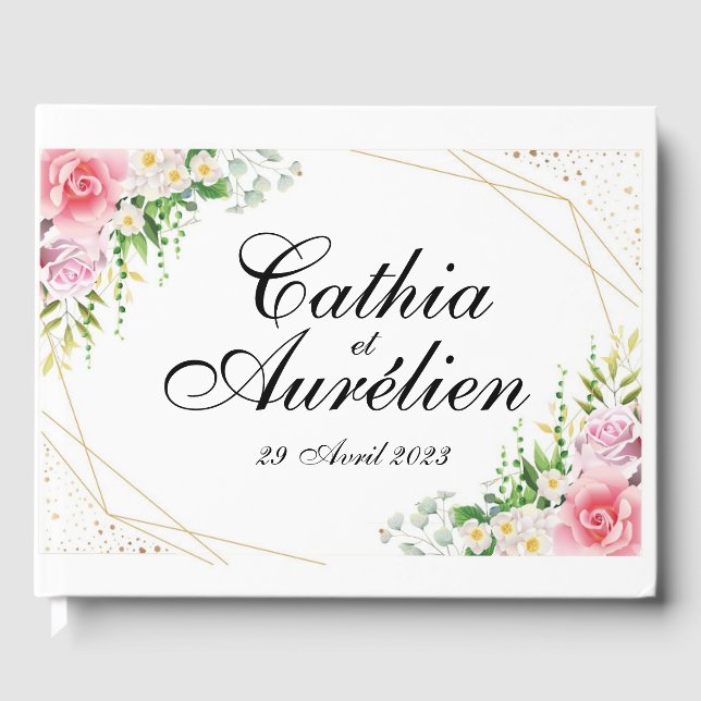 livre d'or Collection chic et champêtre (Recto)