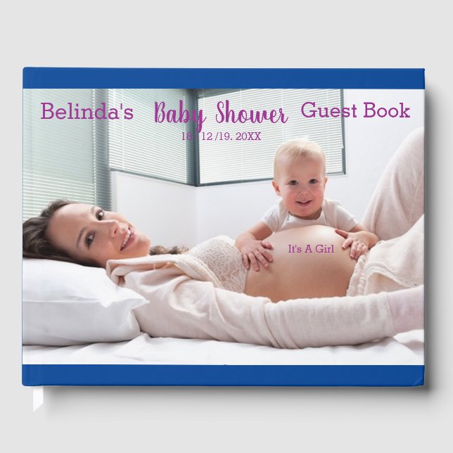 Livre D'or Collection de Baby showers de Noël d'été (Recto)