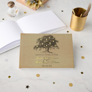 Livre D'or Collection Vintage de Mariages d'Old Oak Tree